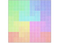 Bidimensional Hilbert Curve -iteration 7- 