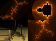 Le long de la frontière de l'ensemble de Mandelbrot 